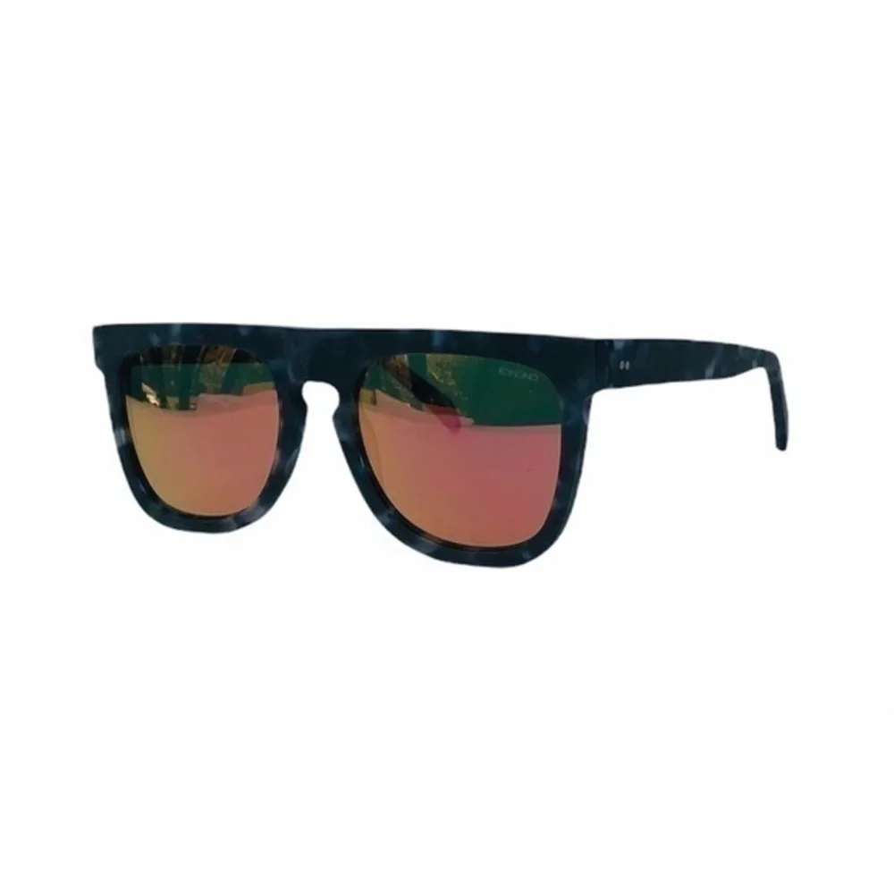 KOMONO Bennet Matte Indigo Demi Sunglasses NWT NEW blue tortoise